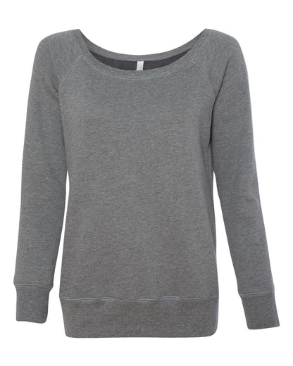 BELLA + CANVAS Women’s Sponge Fleece Wide Neck Sweatshirt