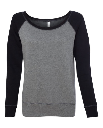BELLA + CANVAS Women’s Sponge Fleece Wide Neck Sweatshirt