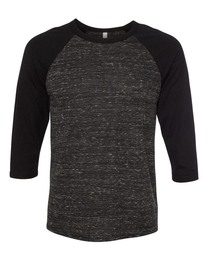 BELLA + CANVAS Three-Quarter Sleeve Baseball Tee