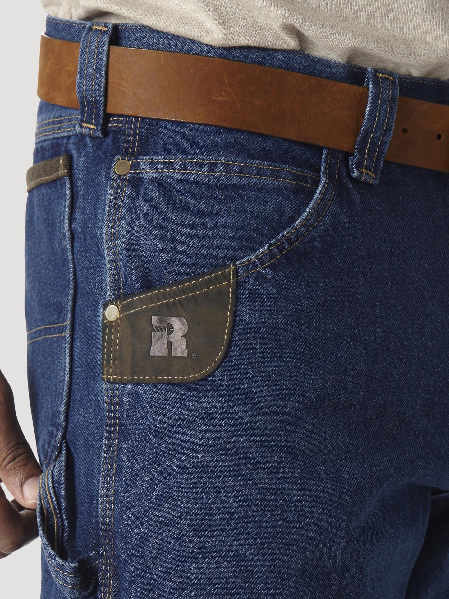 Wrangler® RIGGS WORKWEAR® Men's Carpenter Jean - Antique Indigo   3W020AI