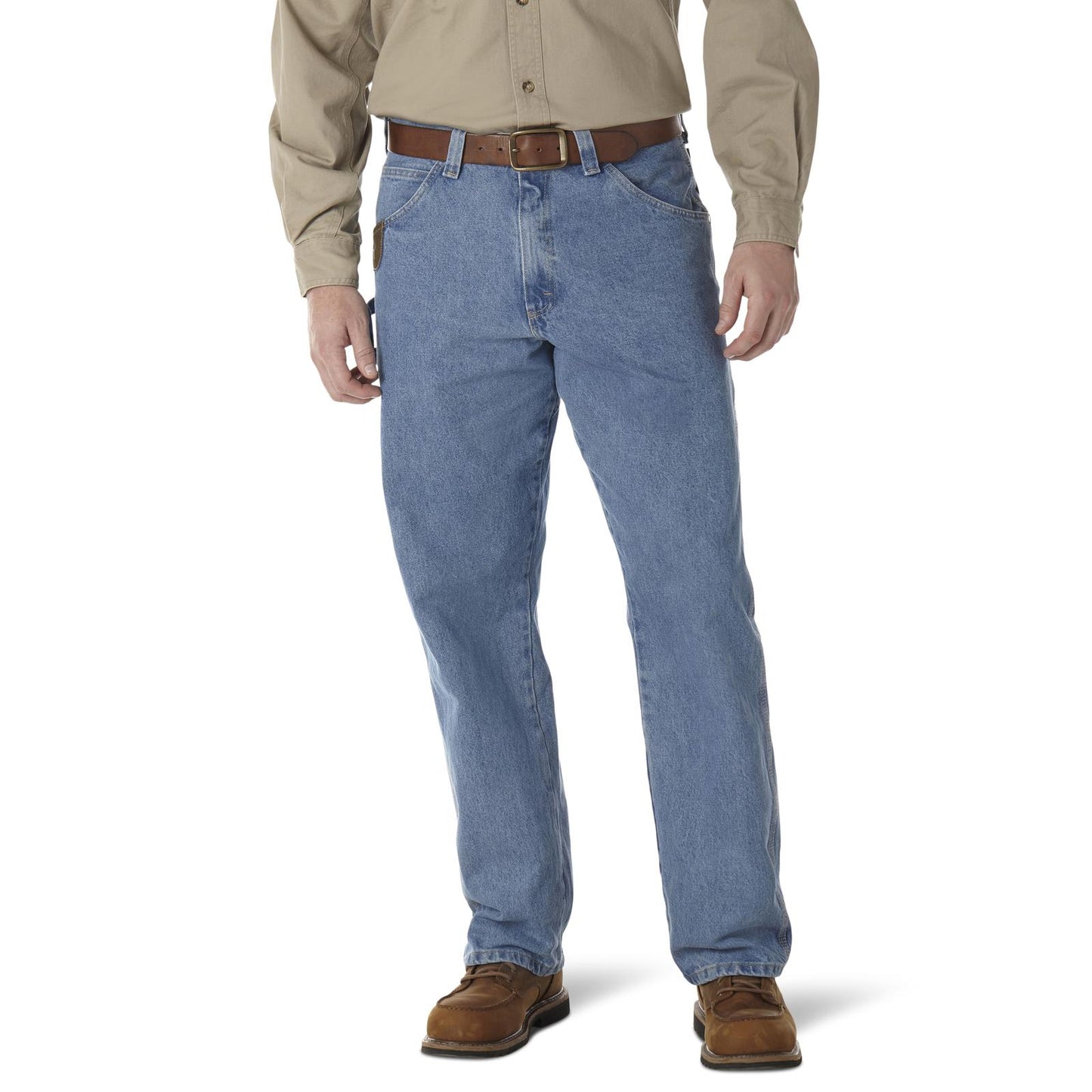 Wrangler Riggs Workwear Carpenter Jeans – Durable Ripstop Denim With Hammer Loop (34Wx32L)
