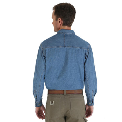 Wrangler® Riggs Workwear® Men's Denim Work Shirt - Antique