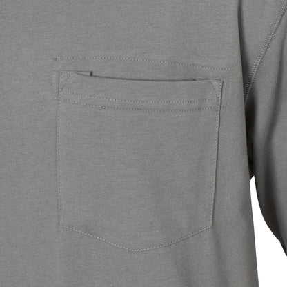 Wrangler® RIGGS Workwear® Short Sleeve 1 Pocket Performance T-Shirt - Nickel