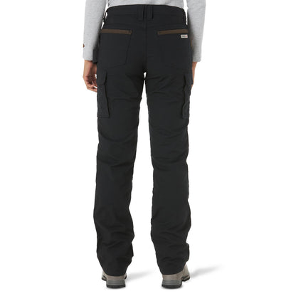 Wrangler® Women's RIGGS Workwear® Ripstop Ranger Slim Cargo Pant  - Black