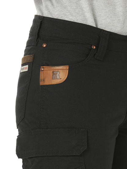 Wrangler® Women's RIGGS Workwear® Ripstop Ranger Slim Cargo Pant  - Black