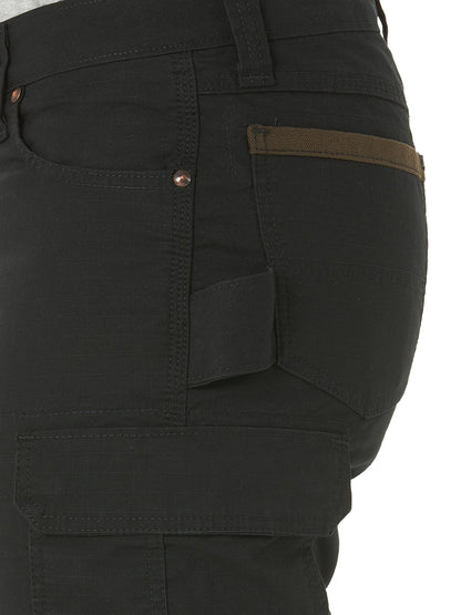 Wrangler® Women's RIGGS Workwear® Ripstop Ranger Slim Cargo Pant  - Black