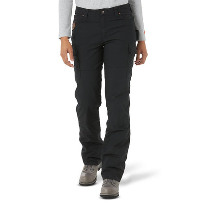Wrangler® Women's RIGGS Workwear® Ripstop Ranger Slim Cargo Pant  - Black