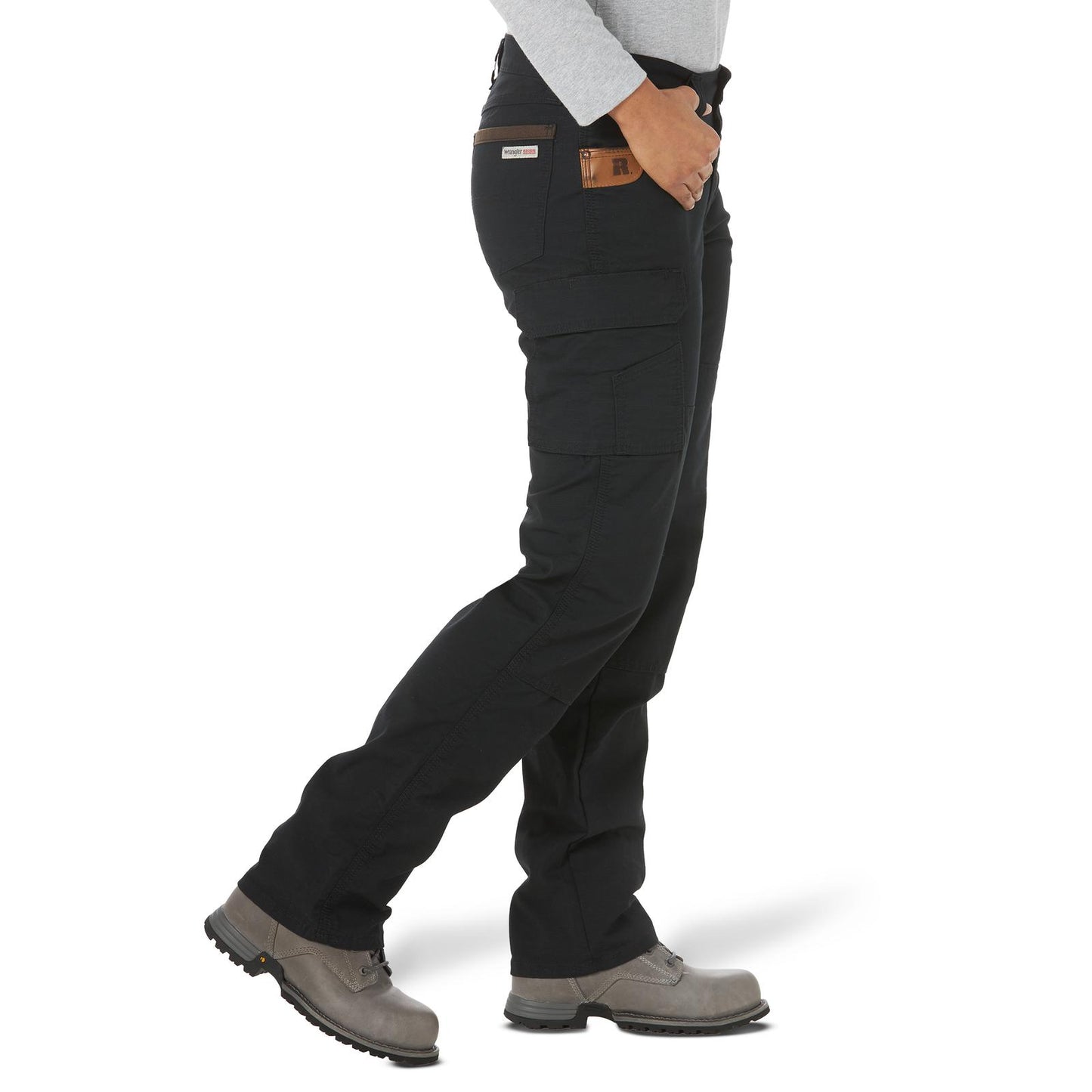 Wrangler® Women's RIGGS Workwear® Ripstop Ranger Slim Cargo Pant  - Black