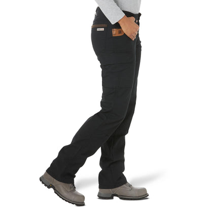 Wrangler® Women's RIGGS Workwear® Ripstop Ranger Slim Cargo Pant  - Black