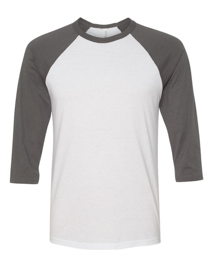 BELLA + CANVAS Three-Quarter Sleeve Baseball Tee