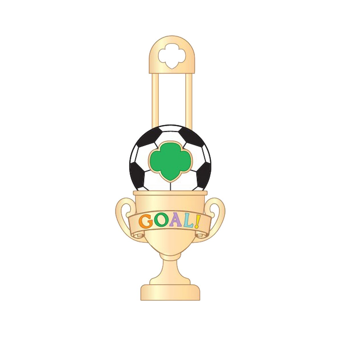 I AM Soccer Goal Personal Pin 41709