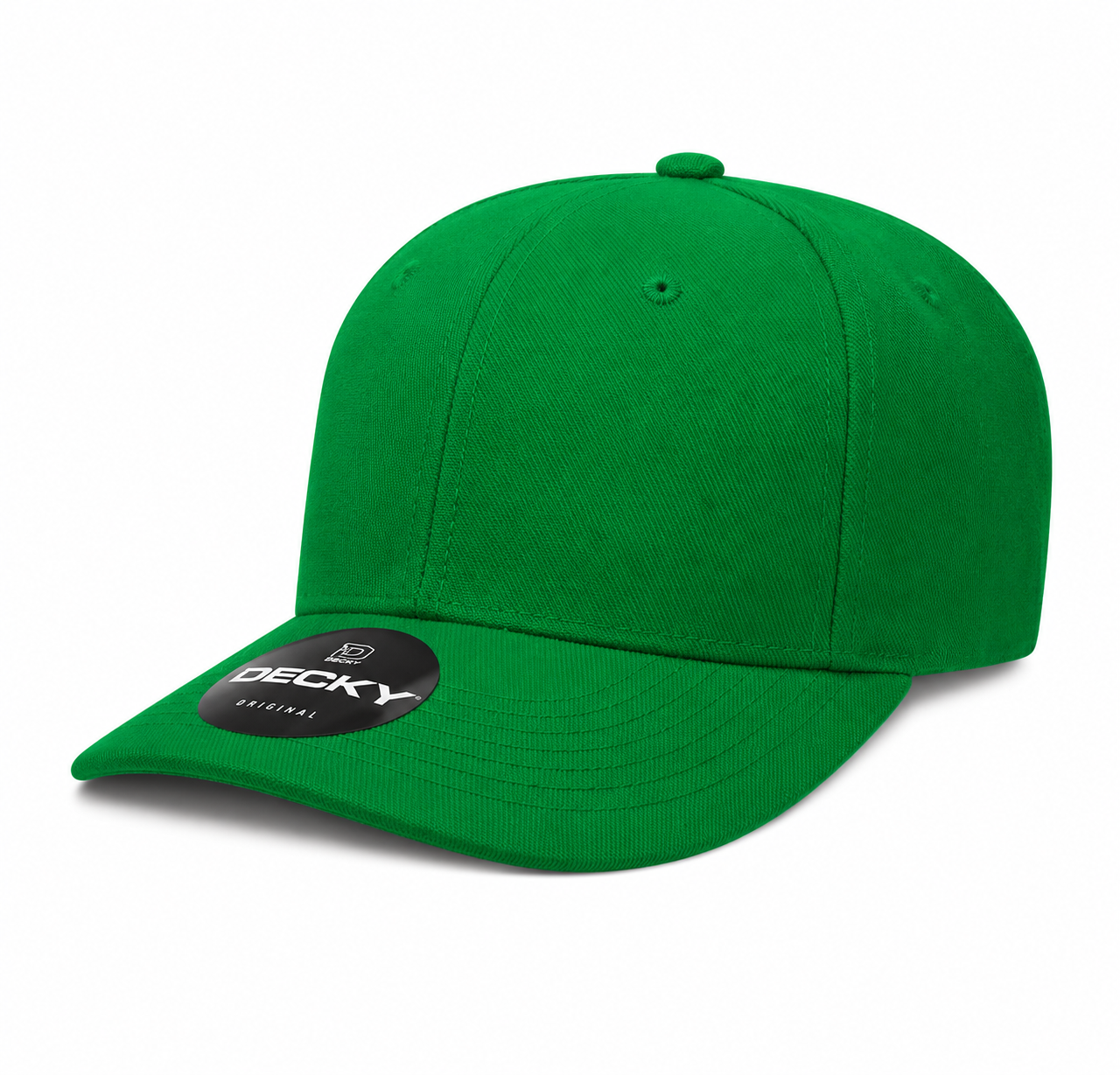 Decky 6 Panel Mid Profile Structured Acrylic/Polyester Cap #207