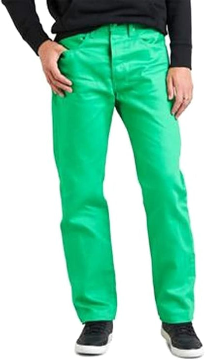 Discontinued  Levi's Men's 501 Original Shrink-to-Fit Jeans Island Green 00501-2657