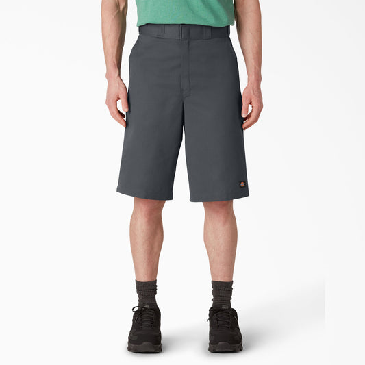 Dickies 13" Loose Fit Flat Front Work Shorts - Charcoal