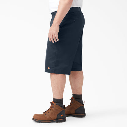 Dickies 13" Loose Fit Flat Front Work Shorts - Dark Navy