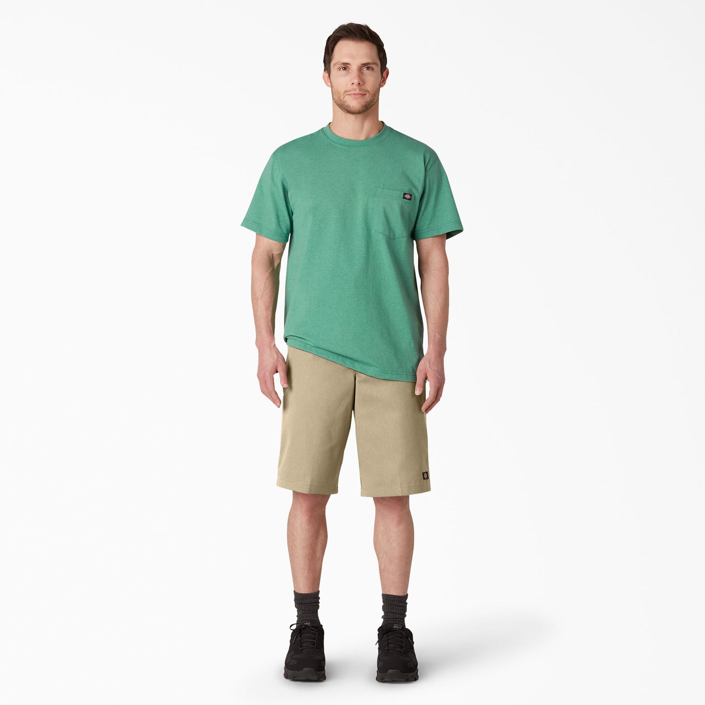 Dickies 13" Loose Fit Flat Front Work Shorts - Khaki