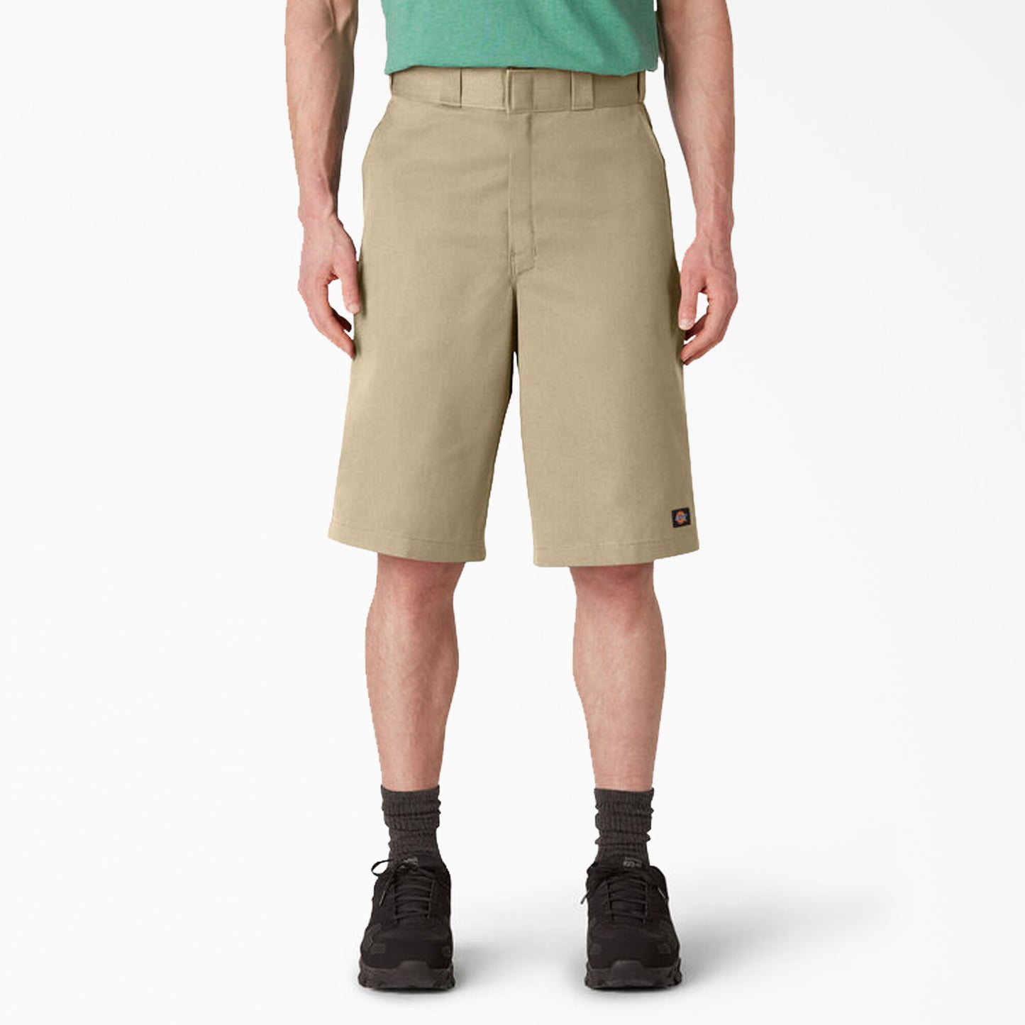 Dickies 13" Loose Fit Flat Front Work Shorts - Khaki