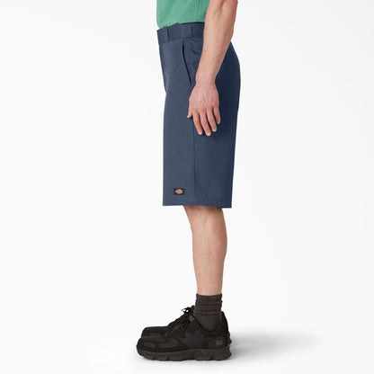 Dickies 13" Loose Fit Flat Front Work Shorts - Navy