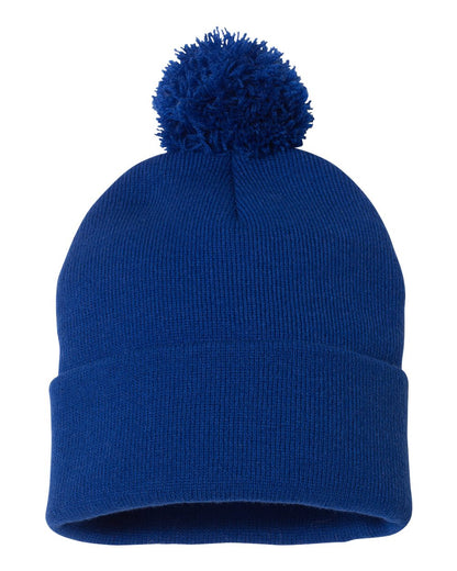 Sportsman - 12" Pom-Pom Cuffed Beanie - SP15