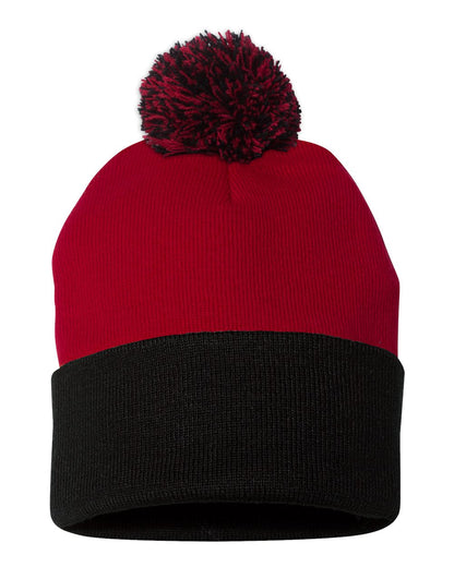 Sportsman - 12" Pom-Pom Cuffed Beanie - SP15