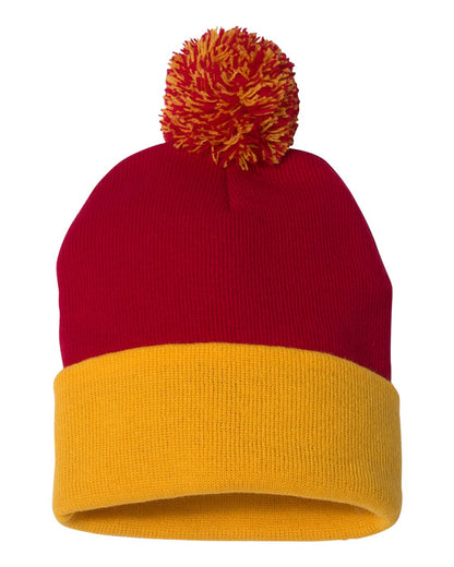 Sportsman - 12" Pom-Pom Cuffed Beanie - SP15