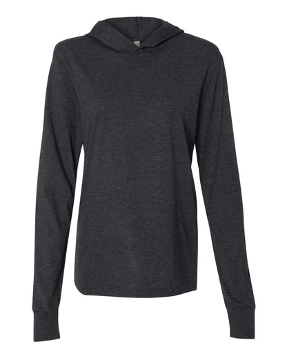 BELLA + CANVAS Jersey Hooded Long Sleeve Tee