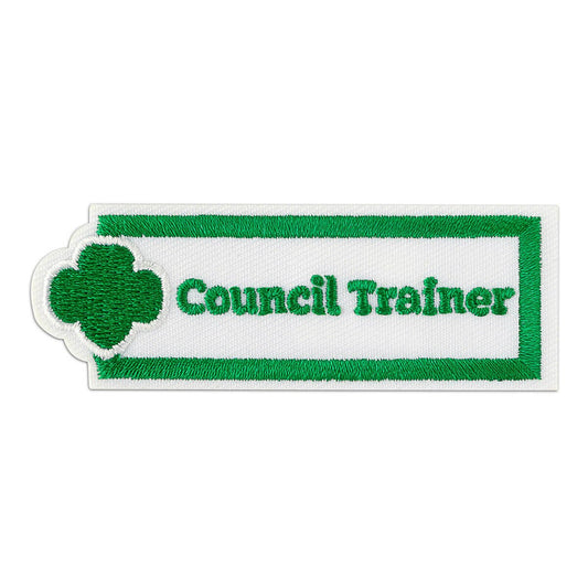 Girl Scout Cookie Council Trainer Iron-On Patch