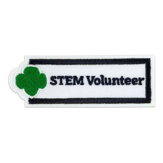 Girl Scout STEM Volunteer Sew-On Patch