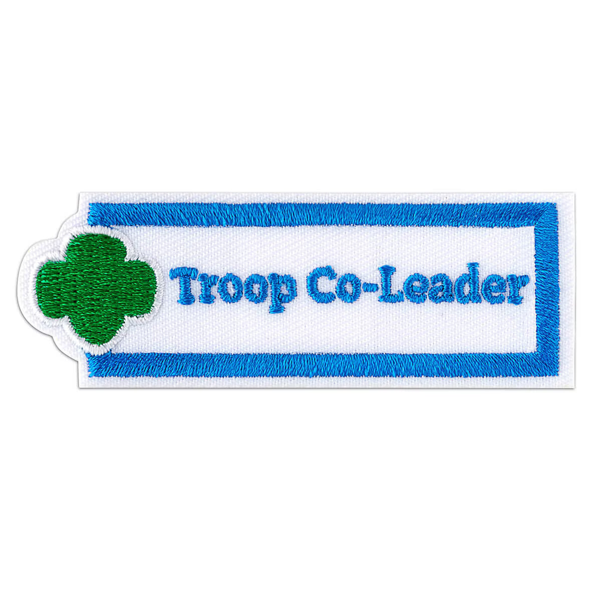 Girl Scout Troop Co-Leader Iron-On Patch