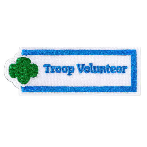 Girl Scout Troop Volunteer Iron-On Patch
