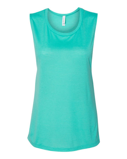 BELLA + CANVAS Women's Flowy Scoop Muscle Tank