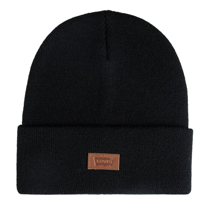 Levi's® Men's Hero Leather Patch Beanie