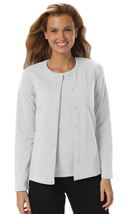 Blue Generation Ladies' L/S Button Front Cardigan-BG4701