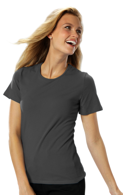Blue Generation Ladies' S/S Jewelneck Tee-BG4702