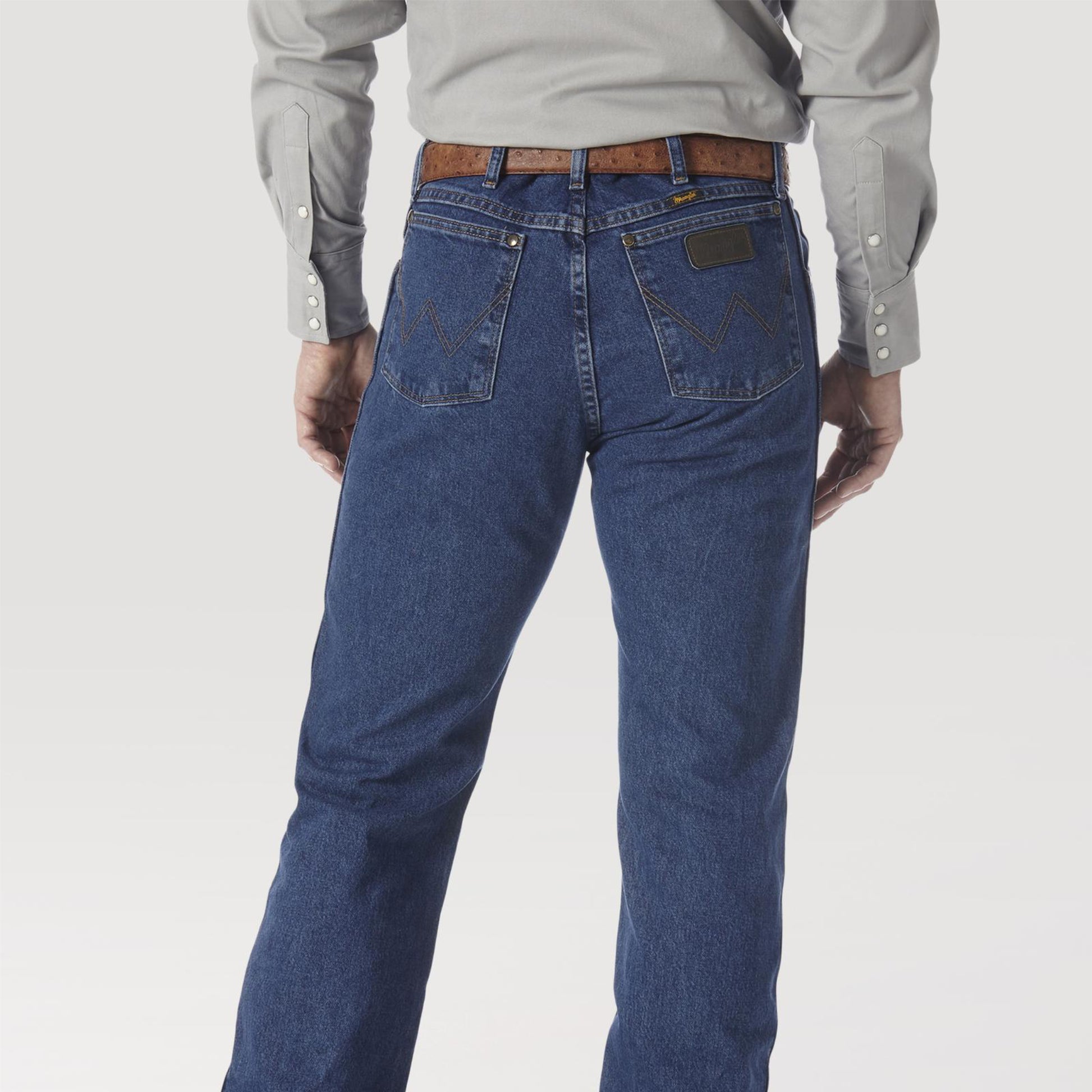 Wrangler® Premium Performance Cowboy Cut® Jeans - Regular Fit - Dark Stone - 47MWZDS - Basics Clothing Store