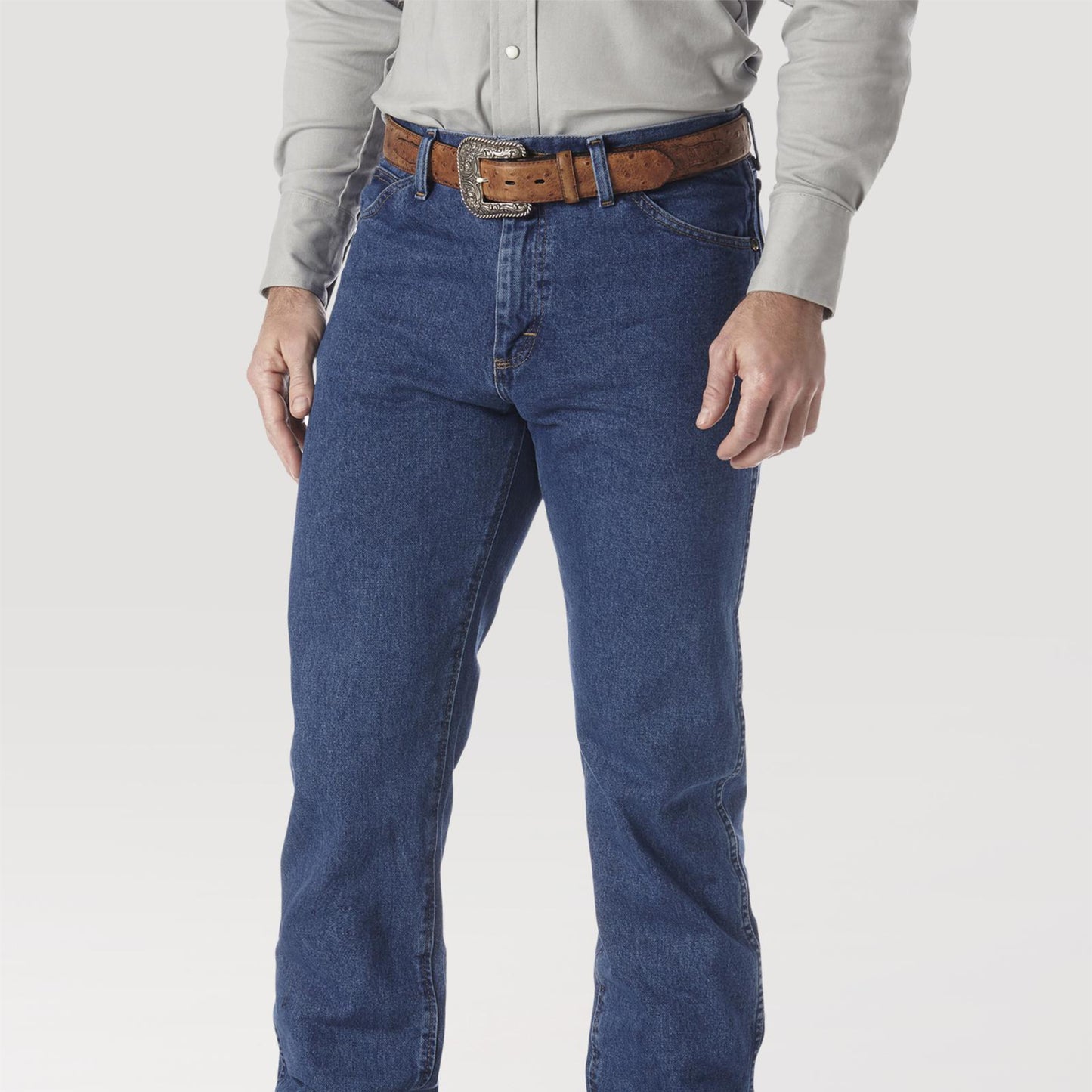 Wrangler® Premium Performance Cowboy Cut® Jeans - Regular Fit - Dark Stone - 47MWZDS - Basics Clothing Store