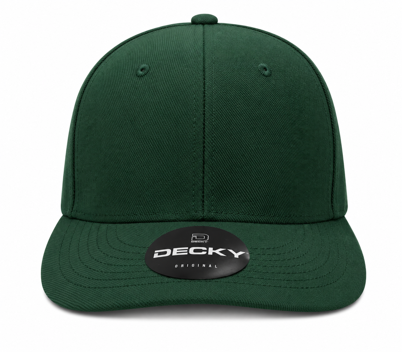 Decky 6 Panel Mid Profile Structured Acrylic/Polyester Cap #207