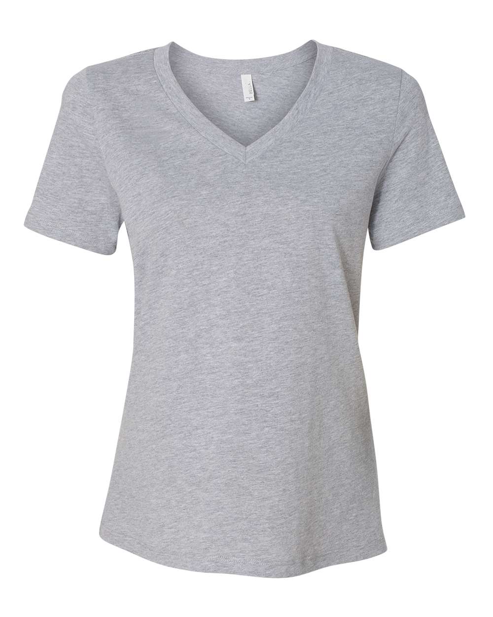 BELLA + CANVAS Women's Relaxed Heather CVC V-Neck Tee