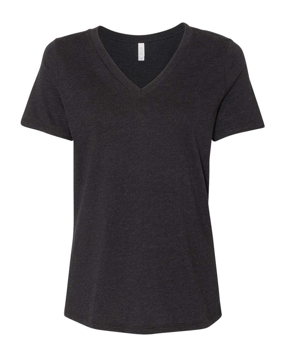 BELLA + CANVAS Women's Relaxed Heather CVC V-Neck Tee
