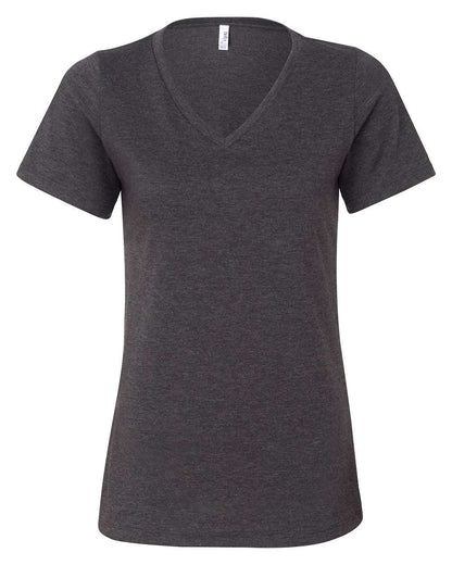 BELLA + CANVAS Women's Relaxed Heather CVC V-Neck Tee