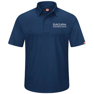 Acura® Accelerated Men's Performance Knit® Flex Series Pro Polo - Navy - 5106NV