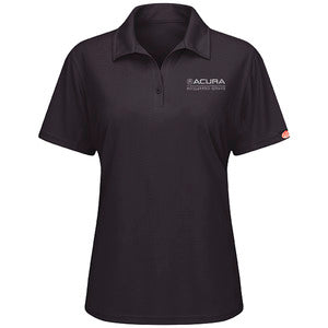 Acura Accelerated Women's Performance Knit® Flex Series Pro Polo  Black - 5108BK