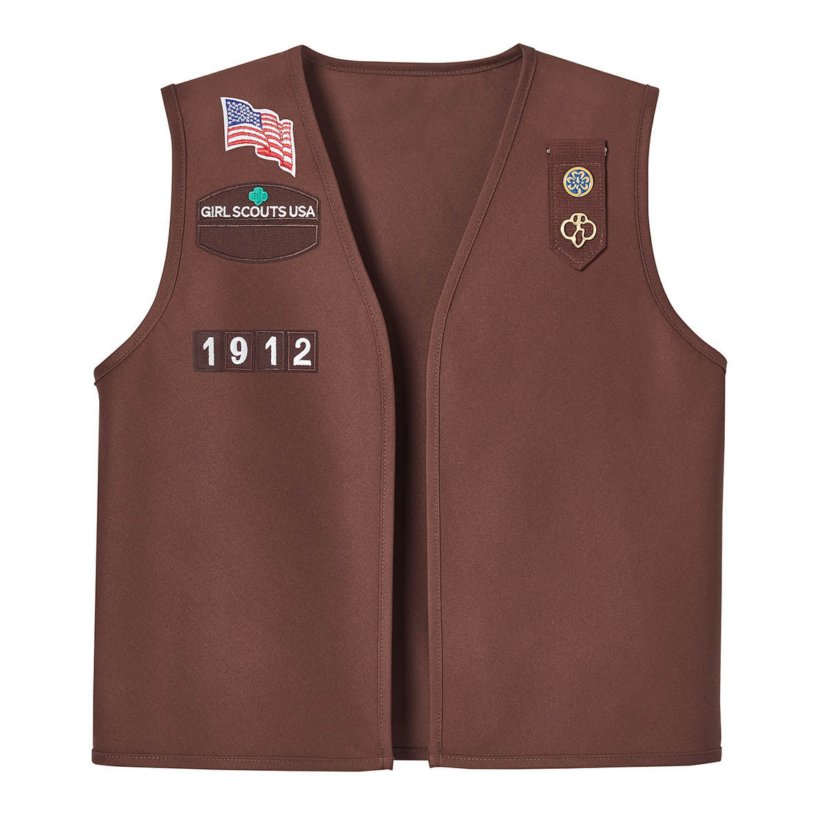 Girl Scouts Brownie Vest - Basics Clothing Store