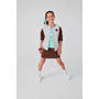 Brownie Girl Scout Varsity Sweatshirt Jacket-5129