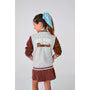 Brownie Girl Scout Varsity Sweatshirt Jacket-5129