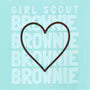 Brownie Girl Scout Outline T-Shirt-5132