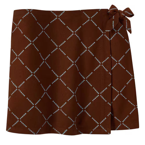 Brownie Girl Scout Printed Wrap Skort