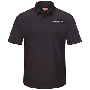 Hyundai Men's Short Sleeve Performance Knit Flex Series Polo