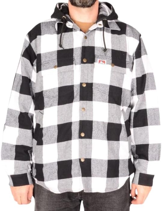 Ben Davis Flannel Jacket -  353 Black/White-New Items
