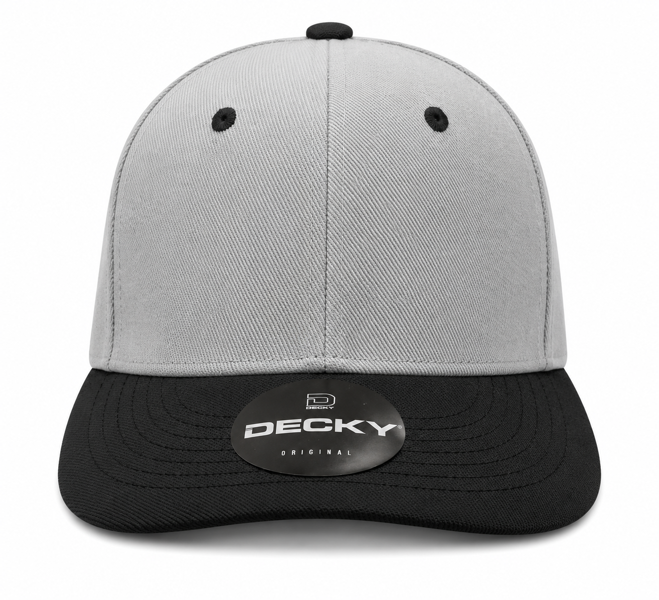 Decky 6 Panel Mid Profile Structured Acrylic/Polyester Cap #207